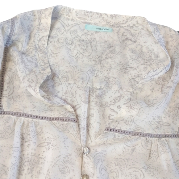 Semi sheer Maurices blouse   410 - Picture 4 of 9